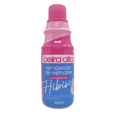 Removedor Sem Acetona HIBISCO 450ml BEIRA ALTA
