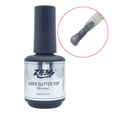 Top Coat Glitter ZEM 15ml