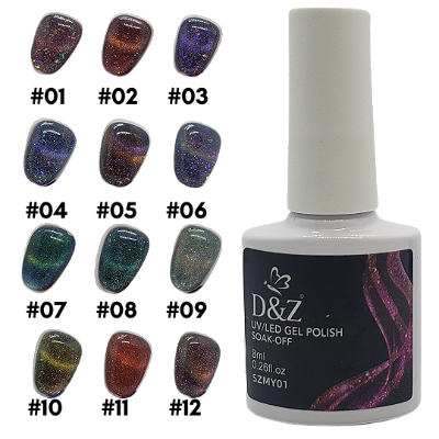 Esmalte em Gel D&Z Olho de Gato SZ 8ml