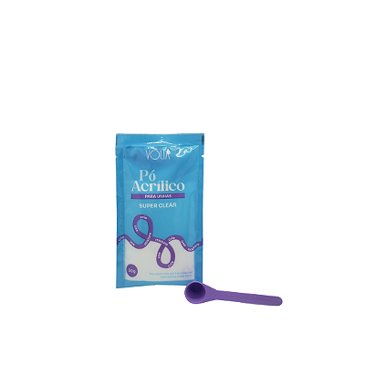 Pó Acrílico SUPER CLEAR Sachê 30g VOLIA