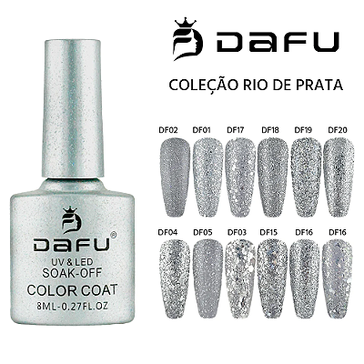 Esmalte Gel Rio de Prata 8ml DAFU