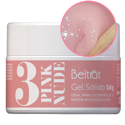 Gel Sólido 3 PINK NUDE BELTRAT 14g