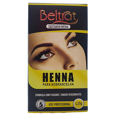 Henna Beltrat Castanho Claro 1,25g