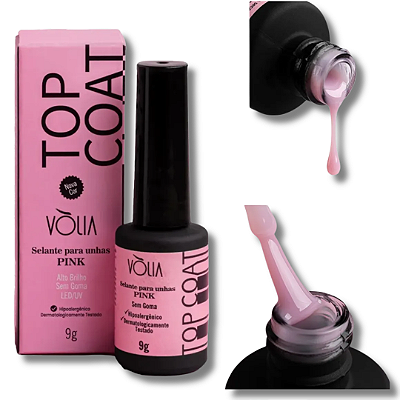 Top Coat PINK VOLIA 9g
