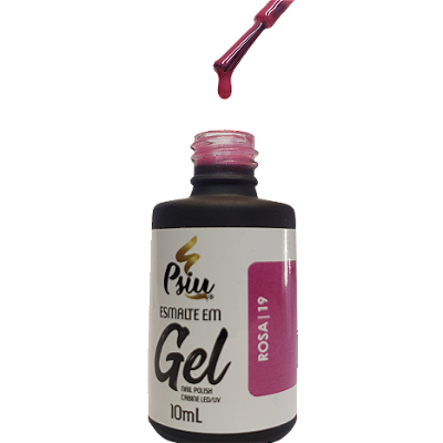 Esmalte em Gel Rosa 19 10ml PSIU