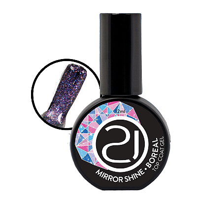 Top Coat Mirror Shine Boreal 12ml NAILS 21