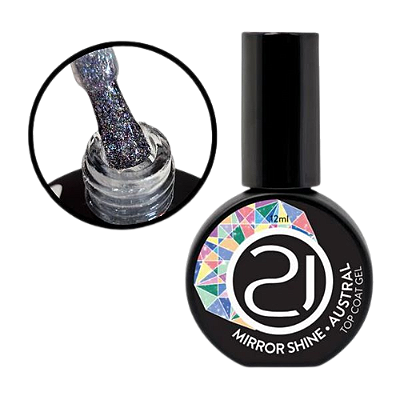Top Coat Mirror Shine Austral 12ml NAILS 21