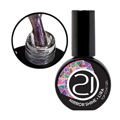 Top Coat Mirror Shine Lira 12ml NAILS 21