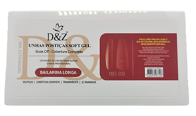 Unha Postiça Soft Gel D&Z