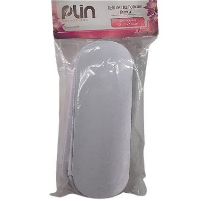 Refil Lixa Branca c/50und PLIN