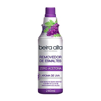 Removedor Sem Acetona UVA 240ml BEIRA ALTA