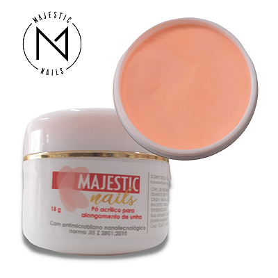 Pó Acrílico PEARL ORANGE Majestic 15g