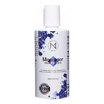 Monomer Secagem Lenta 250ml MAJESTIC NAILS