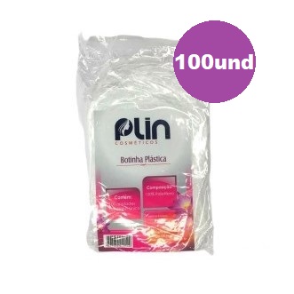 Botinha Plástica Descartável PLIN c/ 100 und