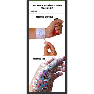 Pulseira Higiênica para manicure