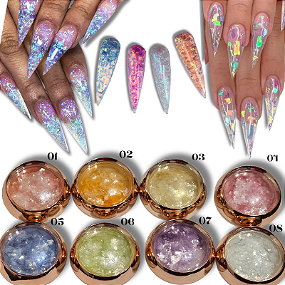 Cromo Magic Glitter Unhas e Maquiagem Helen Color