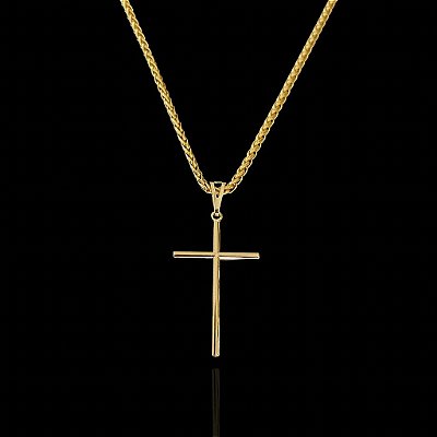PINGENTE CRUZ PALITO M (3g- 3x3cm)