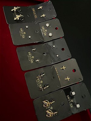 10 pares de brincos sortidos