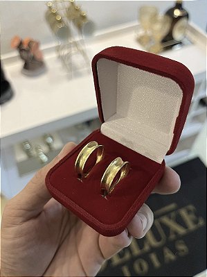 PAR DE ALIANÇA  6mm - FEITO DE MOEDA ANTIGA