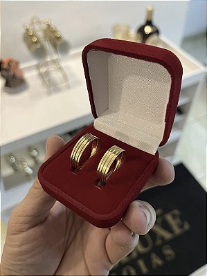 PAR DE ALIANÇA  7mm - FEITO DE MOEDA ANTIGA