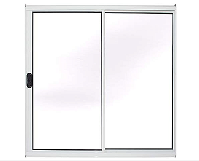 Janela Correr 2 Folhas Sem Grade Branco Linha Modular Várias Medidas