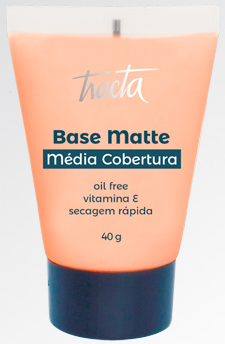 Base Matte Média Cobertura Tracta Cor: 02