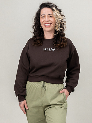 Cropped Moletom Original Brown