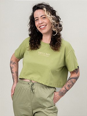 Cropped Turtle Original Green