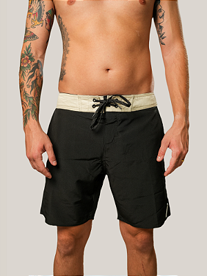 Boardshorts Preto & Areia