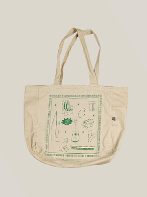 Ecobag Brasileiragem Bege