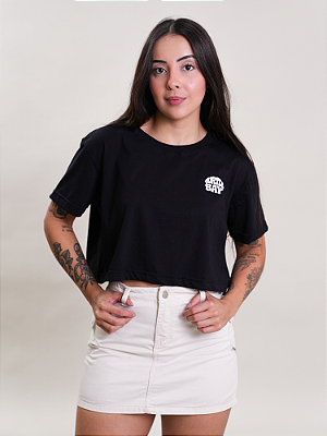 Cropped Turtle Class Preto