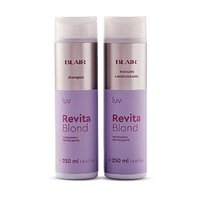 Kit Revita Blond - Tratamento Desamarelador e Cuidado para Loiros