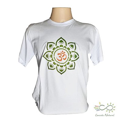 Camiseta 100% algodão estampa Mandala