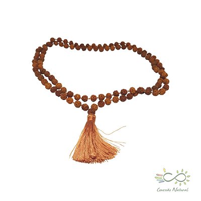 Colar Japamala de Rudraksha