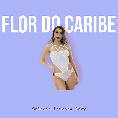 Body Flor do Caribe-Branco