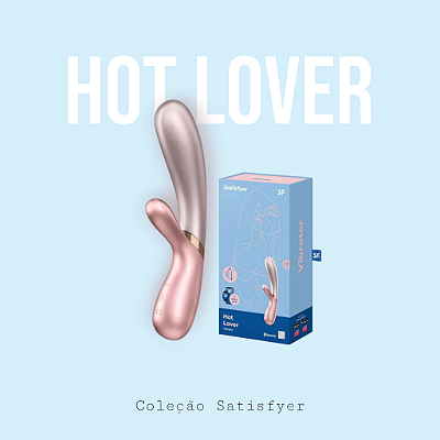 Satisfyer Hot Lover Vibrador de Ponto G e Clitóris Bluetooth com Aquecimento