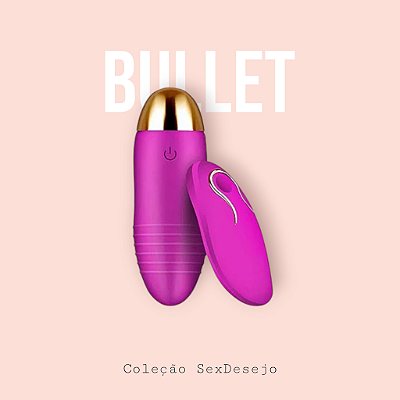 Vibrador Bullet com controle sem fio