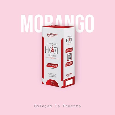 Lubrificante Hot Premium Morango