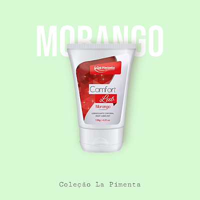 Lubrificante Comfort Lub Beijável Morango