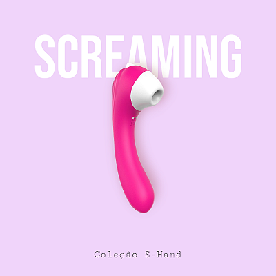 Vibrador para Ponto G e clitóris com Pulsação Recarregável- Screaming - S-Hande