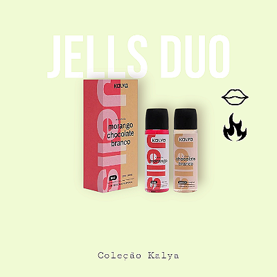 Gel Hot Duo Morango E Chocolate Branco Kalya