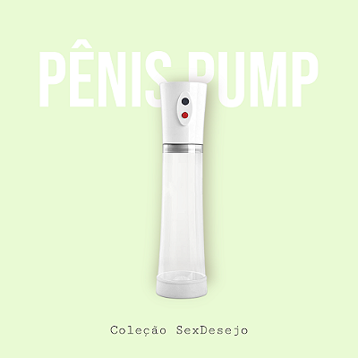 Bomba Elétrica Peniana - 3 Aneis de Silicone - Pênis Pump