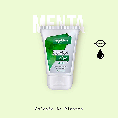Lubrificante Comfort Lub Beijável Menta