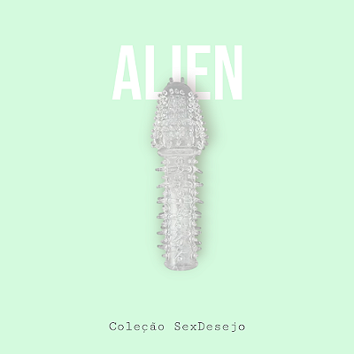 Capa Alien Texturizada em Jelly - Macia e Flexível 14 cm