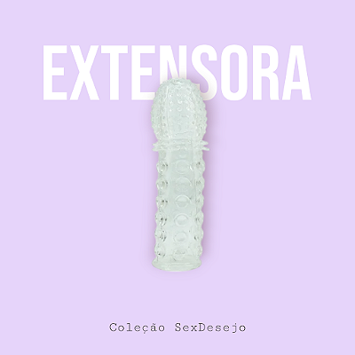 Capa Peniana Extensora com Textura - 15 cm