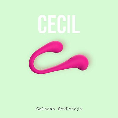 Cecil - Vibrador de Ponto G e clitóris com duas Pontas
