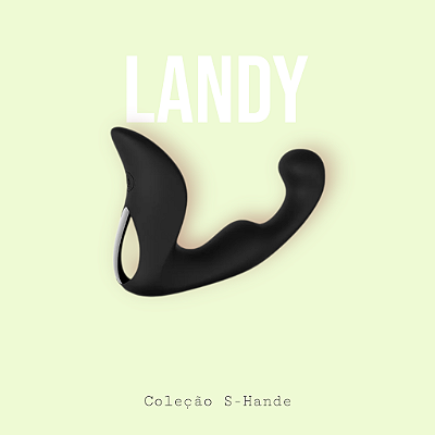 Landy - Estimulador de Próstata Triplo Vibro com 9 Vibrações - S-Hande