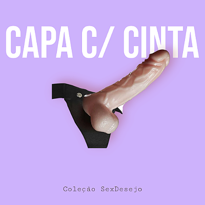 Capa Peniana com Cinta - 20,0 X 4,0 - Wear Pênis