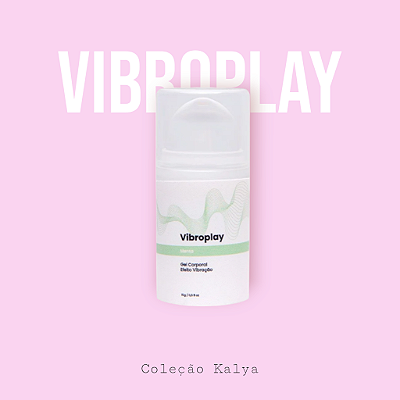 Vibroplay Vibrador Gel Beijável Menta - Kalya