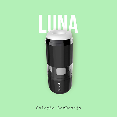 Luna - Masturbador com Rotação Recarregável
